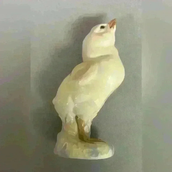 Royal Copenhagen Vintage Turkey Chick Bird Figurine #1185 Marked - Picture 8 of 10